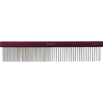 Aluminum Grooming Comb 7.5" - Purple